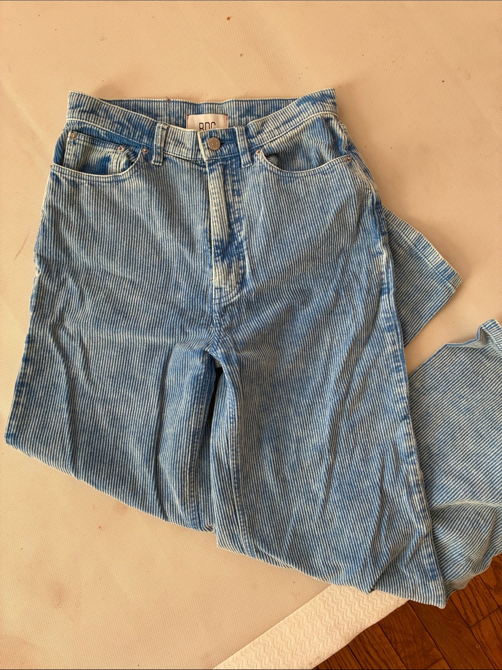 BDG Light Blue Pinstripe Corduroy Jeans